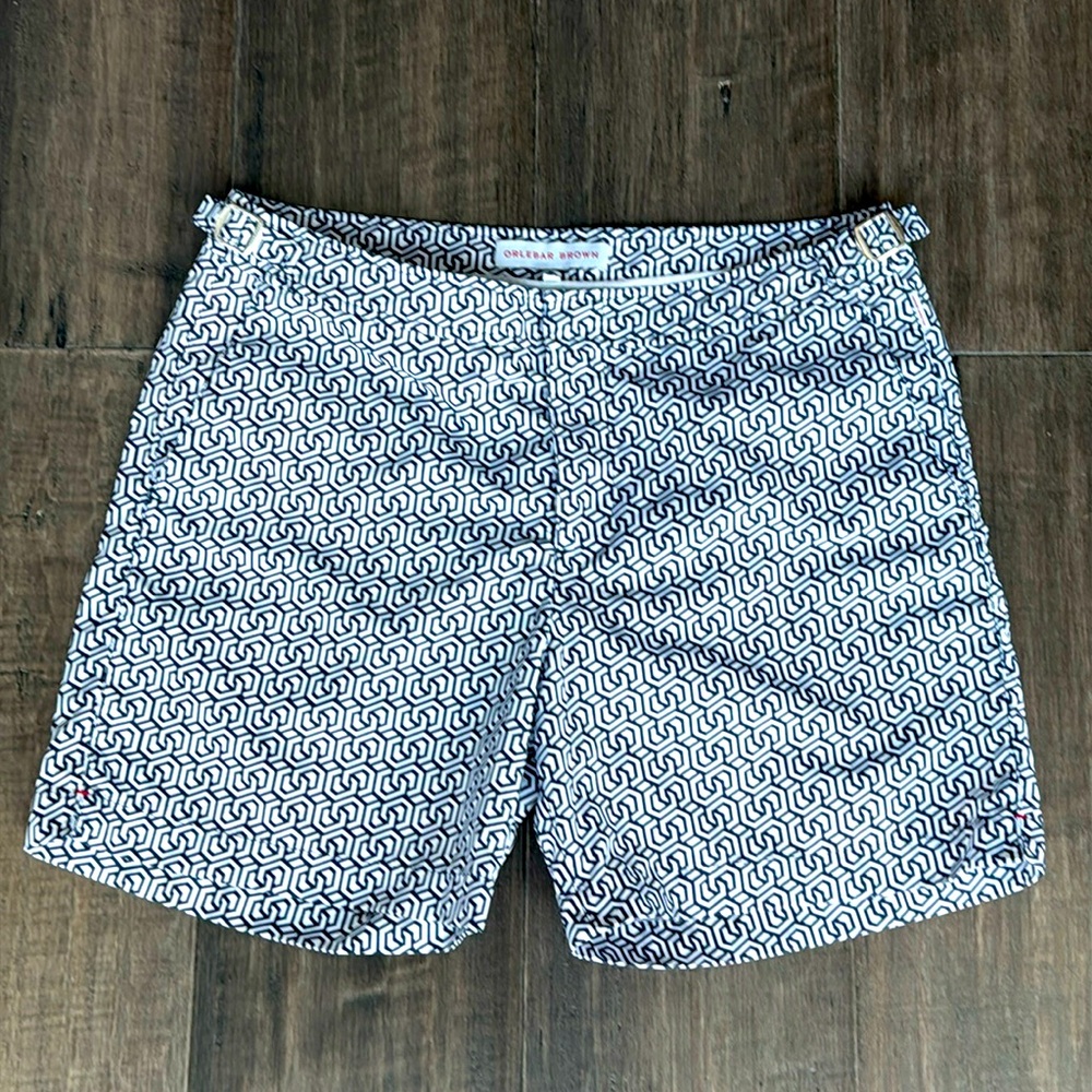 Orlebar Brown Patterned Swim Trunks - image 1